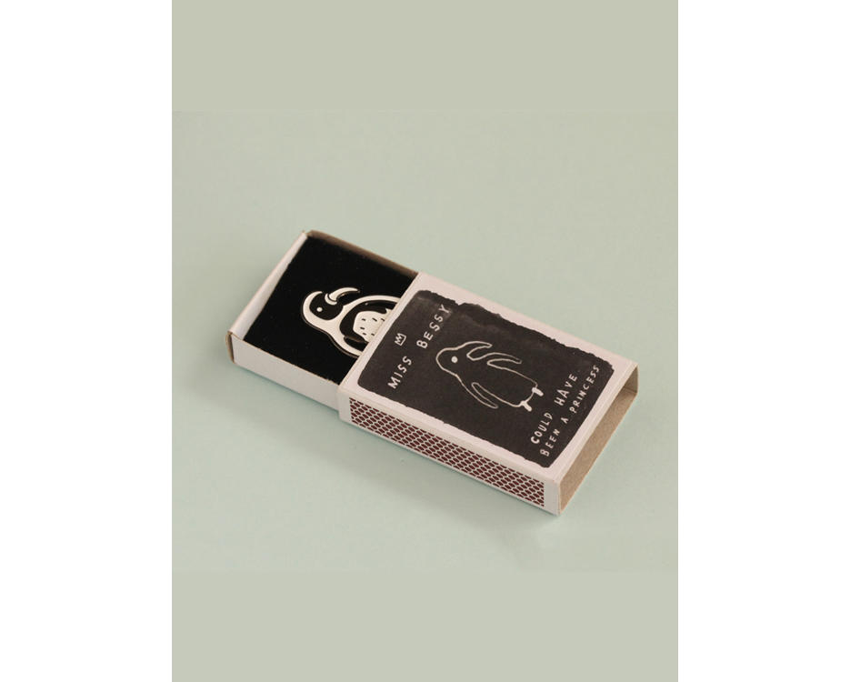 Miss Bessy enamel pin
